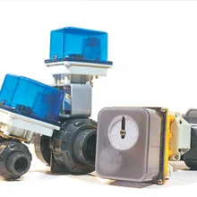 Двухсторонняя PVC DN100 DC12V/24 В фиксированного типа Электрический шаровой клапан, CR03, CR04