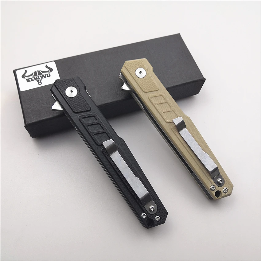 kesiwo B20 flip EDC pocket folding knife G10 outdoor hunting tactical survival knife (9)