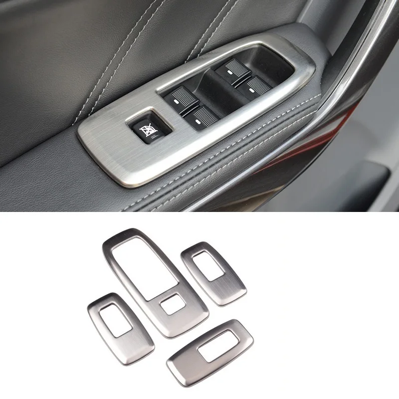 

Modified Automobile Chromium Auto Door Window Interior High-grade Trim Decoration Mouldings Sticker Strip 18 19 FOR Ford Everest