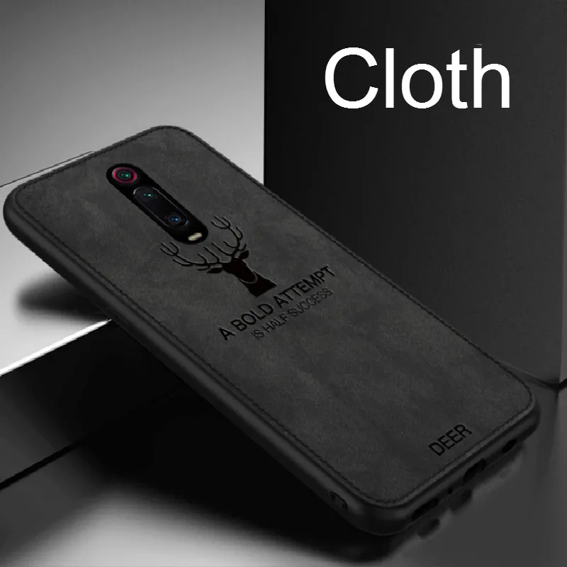 

Frabic Cloth Case For Xiaomi Mi 9T 9TPro Redmi K20 Note 7 6 5 Pro 5A 6A 5plus Soft TPU Back Cover on Redmi K20pro Protectiv Case
