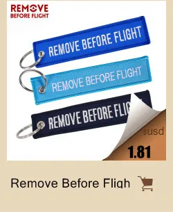 Удалите перед полетом чавейру вышивка брелок для авиационного подарка багажная бирка в виде брелка для ключей брелки для инженера пилота летной команды