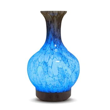 

Glass Cool Mist Humidifier Aromatherapy Essential Oil Diffuser 7 Color Changing LED Lights for Home Office Bedroom Living Room