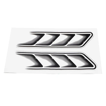 

2pcs/Set 3D Shark Gills Car Stickers and Decals Auto Sticker Car Vent Air Flow Decor Car- styling Waterproof 37*21cm