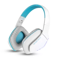 CADA B3506 Bluetooth 4.1 Over-ear Plegable Gaming Headset Auriculares Inalámbricos Bluetooth con Micrófono 3.5mm Cable para PS4 PC (blanco)