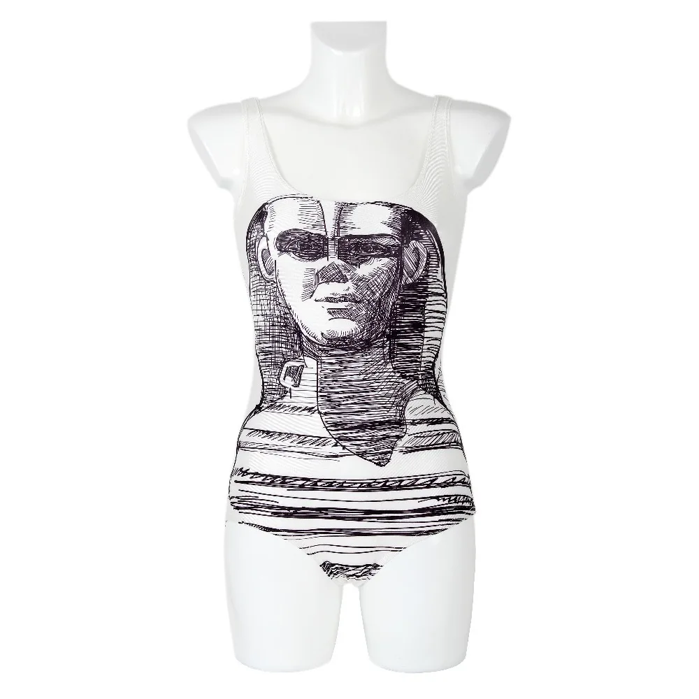 Egyptian sphinx New 2014 Bathing Suit Digital Print Swimsuit Brand One
