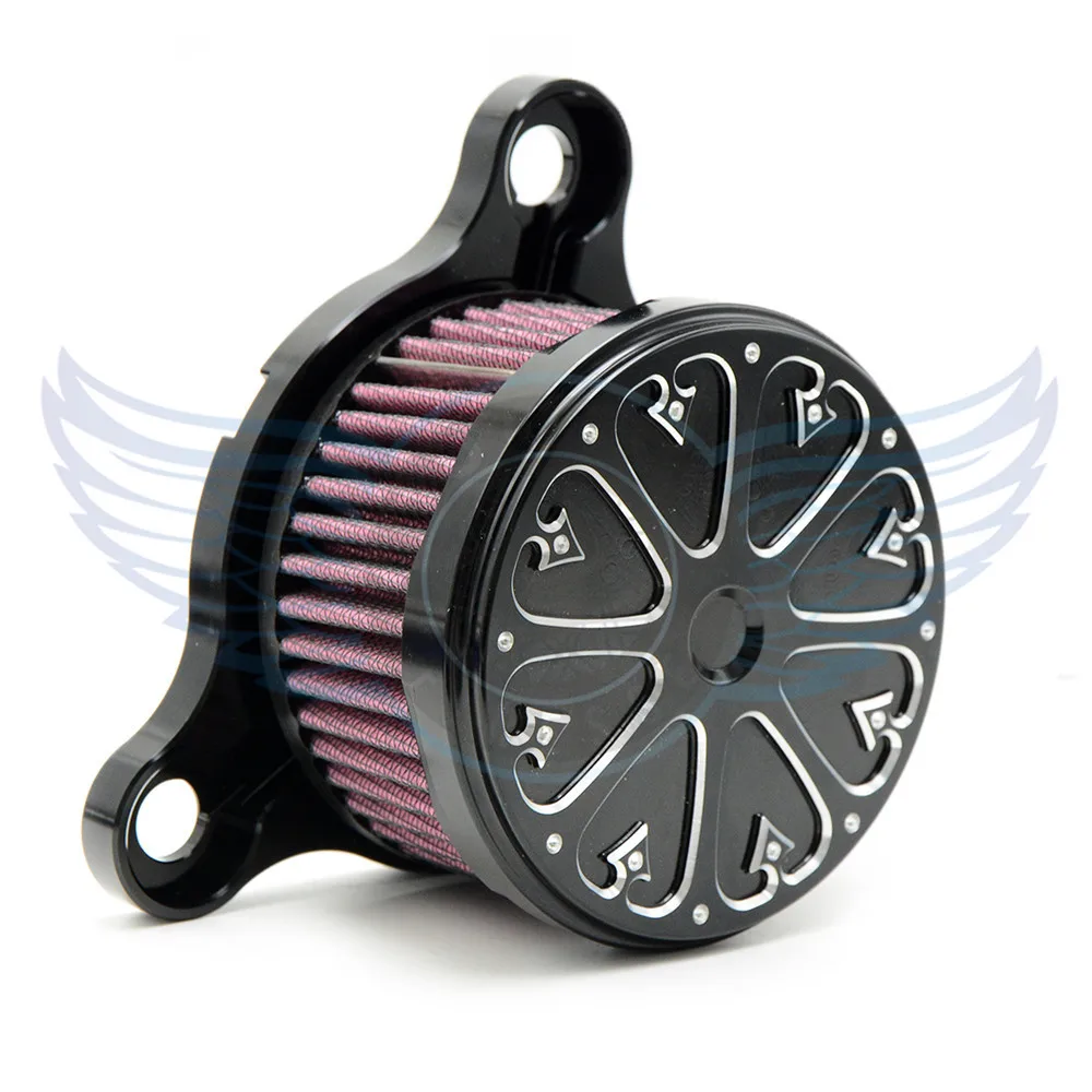 

hot selling motorcycle Air Cleaner Intake Filter System Kit black color For Harley-Davidson SuperLow XL883L 2013