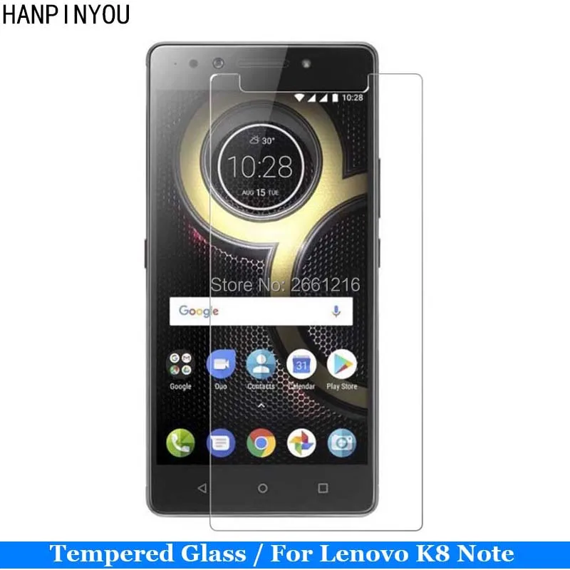 Для Lenovo K8 Note закаленное стекло 9H 2.5D Премиум Защитная пленка для экрана K8note 5