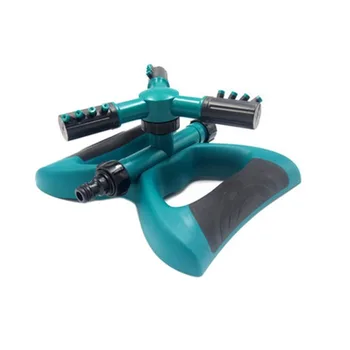 

360 Degree Adjustable Plastic Pulse Sprinkler With Butterfly Base Garden Lawn Courtyard Irrigation Watering System