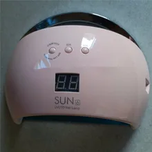 Бренд Smart SUN6 УФ-Сушилка для ногтей 24/48 Вт УФ светодиодный лампы для ногтей двойной свет сушильная машина для отверждения все сушилка для гель-лака ногтей инструменты