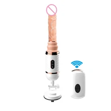 MLSice Heated Telescopic Vibrating Dildo Anal Vagina Stimulator Sex Machine Remote Control Vibrator Magic Massager for Women