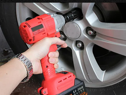 

12800mAh Electric Brushless Electric Wrench Li-Ion Battery Wrench Cordless Speed Control Wrench Power Tool