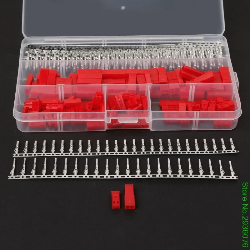 

420PCS JST Connector Plug 2Pin Female, Male and Crimps RC Battery Connector Drop Ship Support