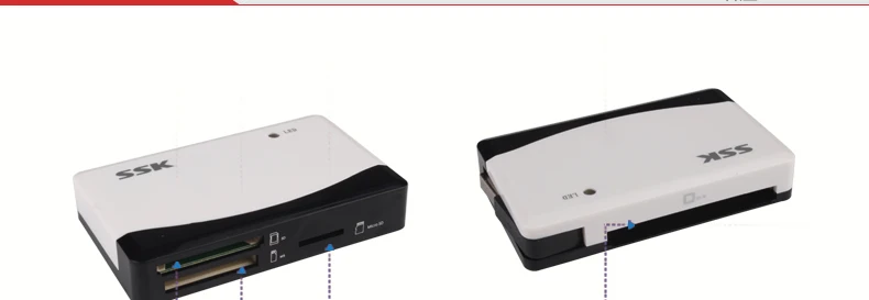 ССК USB2.0 High Speed нескольких в одном Card Reader TF SD карт cf 057