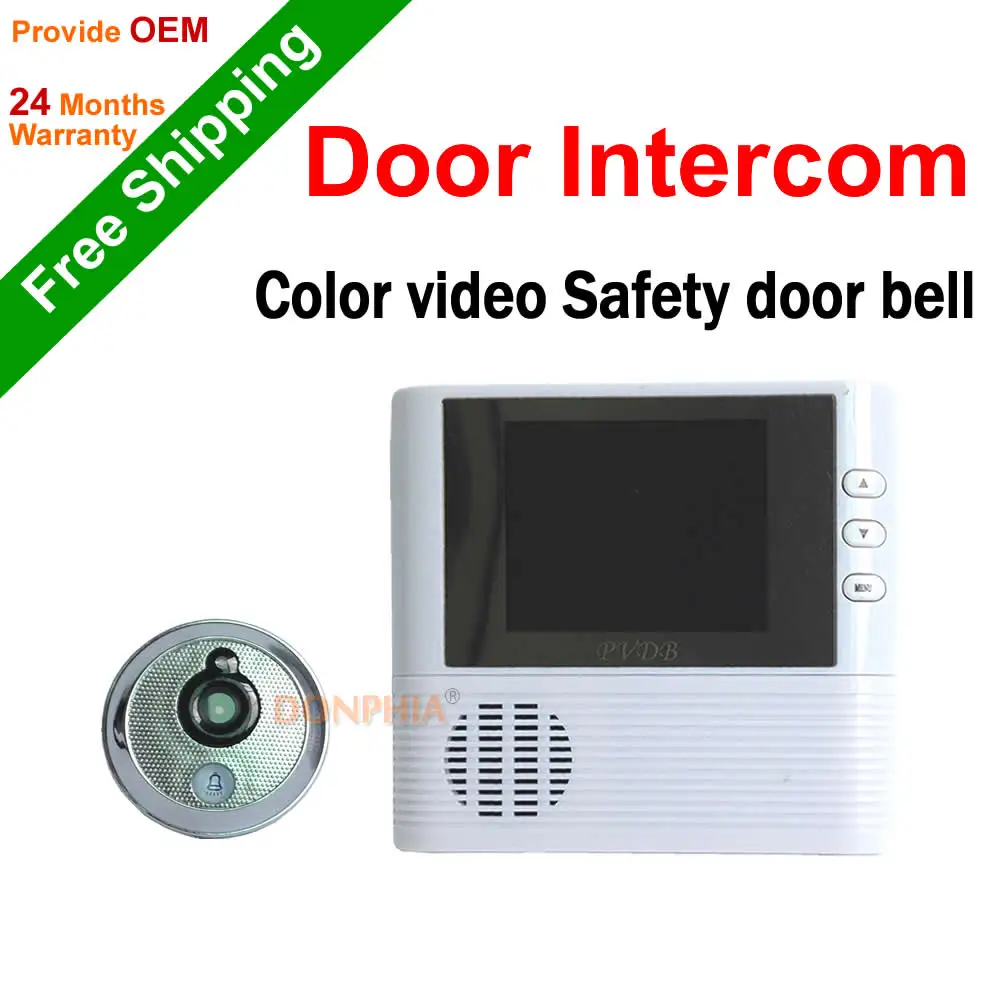 imágenes para Envío de la NUEVA 2.8 ''pulgadas de color de vídeo timbre de la puerta electrónica Home Video Intercom Sistema de teléfono de La Puerta con la visión nocturna alarma imágenes para Envío de la NUEVA 2.8 ''pulgadas de color de vídeo timbre de la puerta electrónica Home Video Intercom Sistema de teléfono de La Puerta con la visión nocturna alarma