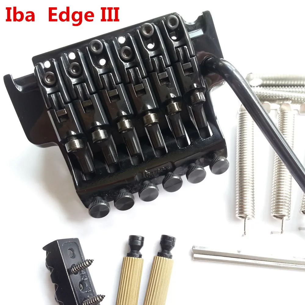 

1 set Original Genuine Edge III Bridge Electric Guitar Locking Tremolo System Bridge For IBZ Black