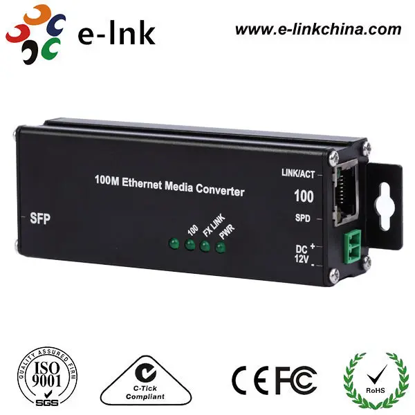 

Hardened Microtype 1000Base-TX to 1000Base-FX SFP Ethernet Media Converter