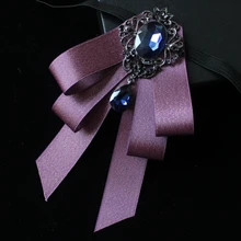 Мужской женский модный Банкетный Свадебный костюм со стразами, галстук жениха с бантом, отделка для стульев