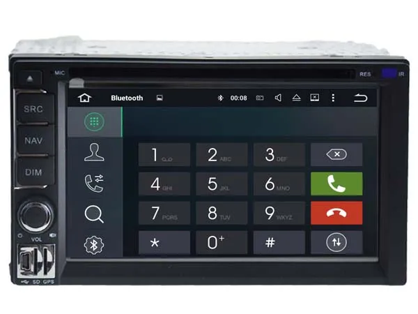 Cheap Android 8.1.0 2GB ram car dvd Audio player universal double din 170*97mm stereo auto head units 3g DVR tape recorder gps navi 3