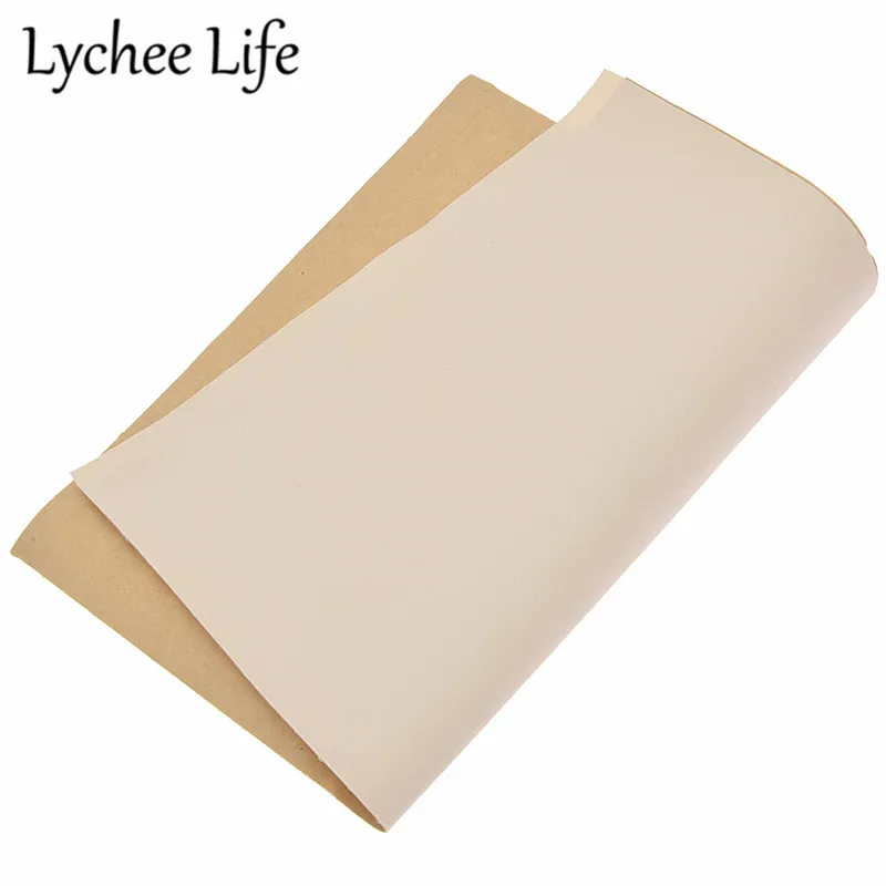 Lychee Life A4 кожаные патч-наклейки ткань красочные 29x21 см PU Ткань DIY домашнее шитье, ремонт аксессуары для одежды - Цвет: 8