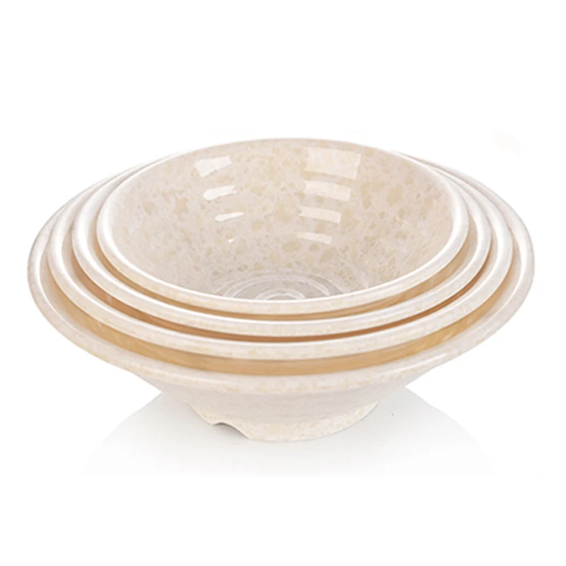 

1 PCS Plastic Dinnerware Durable Melamine Bowl Kitchen Painting Creative Tableware