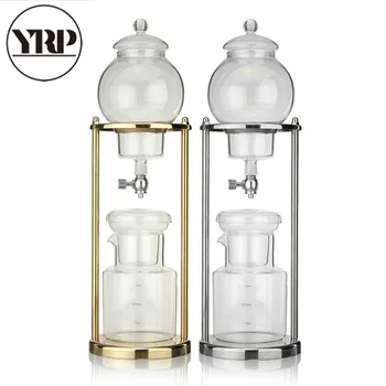

YRP600ml1000ml Water Drip Coffee Maker Espresso Coffee Cold Brew Machine Ice Dripper Pot Reusable Glass Filter Percolator Tools