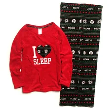 Женская зимняя хлопковая теплая Рождественская пижама из кораллового флиса, красная полосатая Пижама со снежинками, пижамные комплекты для женщин