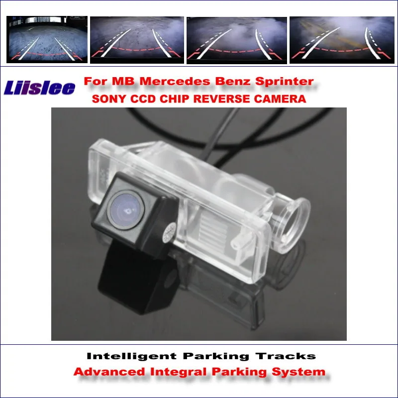 

Liislee For Mercedes Benz HD SONY Car Rear Camera Sprinter Intelligent Parking Tracks Reverse Backup / NTSC RCA AUX 580 TV Lines