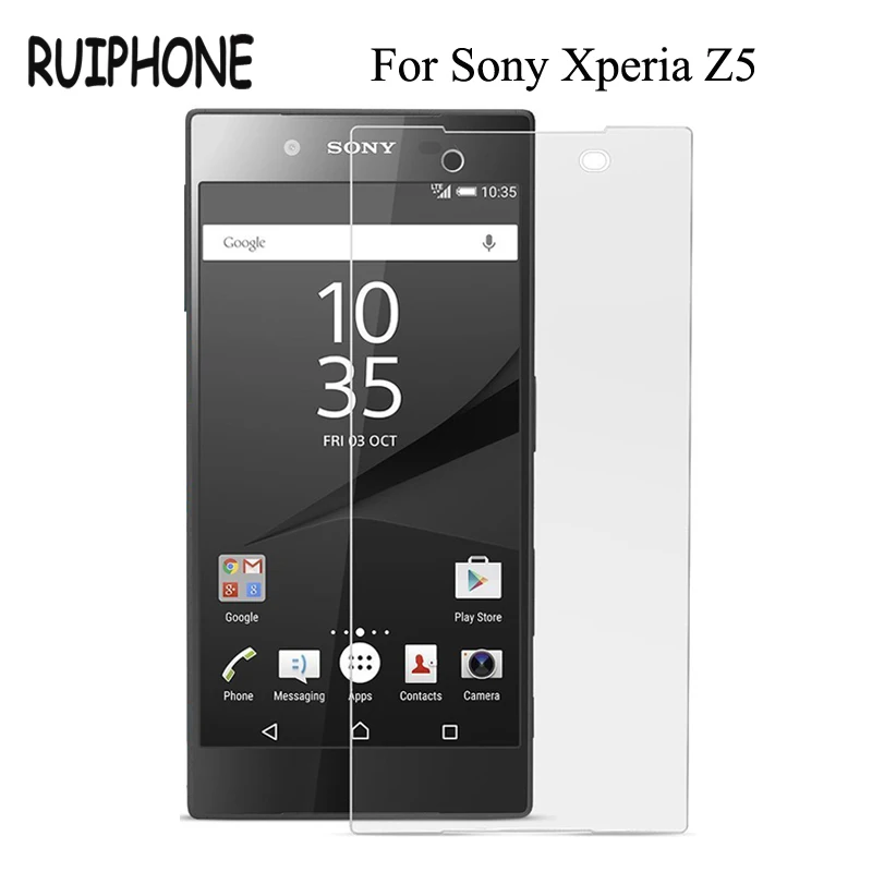 Твердость 9H закаленное защитное стекло премиум класса для Sony Xperia Z5 Dual E6603 E6633 E6653