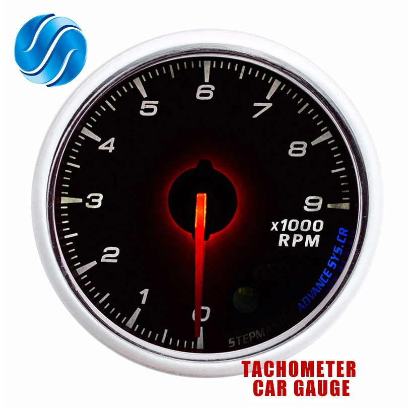 DRAGON GAUGE Tachometer Car Gauge 60mm 09000 RPM Tachometers