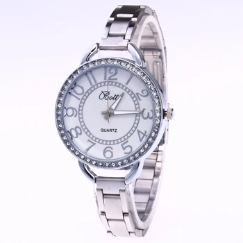 

Fashion Watch Women relogio feminino Alloy Gold Silver Rose-gold Quartz Wristwatch for Women Clock