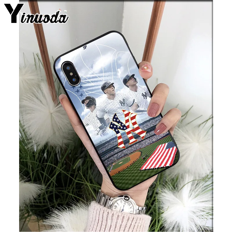 Yinuoda New York Yankees Boston Red Sox бейсбольный Мягкий ТПУ чехол для телефона iPhone X XS MAX 6 6s 7 7plus 8 8Plus 5 5S SE XR - Цвет: A13