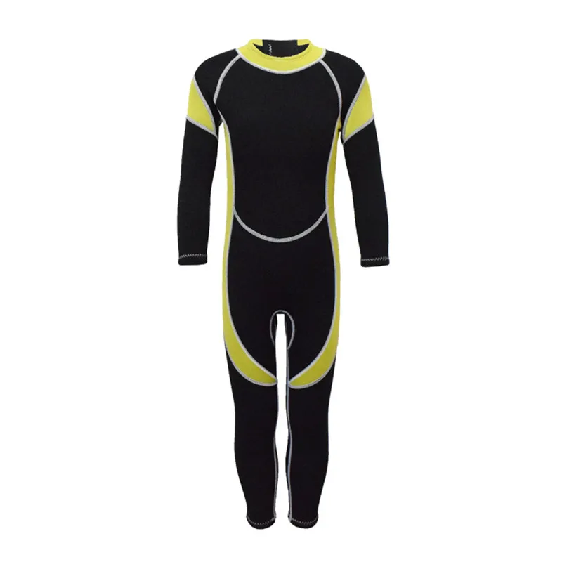 

Hisea 2.5MM Neoprene Wetsuits Kids One piece Swimwears Long Sleeves Boys Girls Surfing Children Rash Guards Snorkel Diving Suits