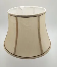E27 Art Deco Lamp shade for table lamp beige and white color fabric lampshade modern style lamp cover for hone decoration
