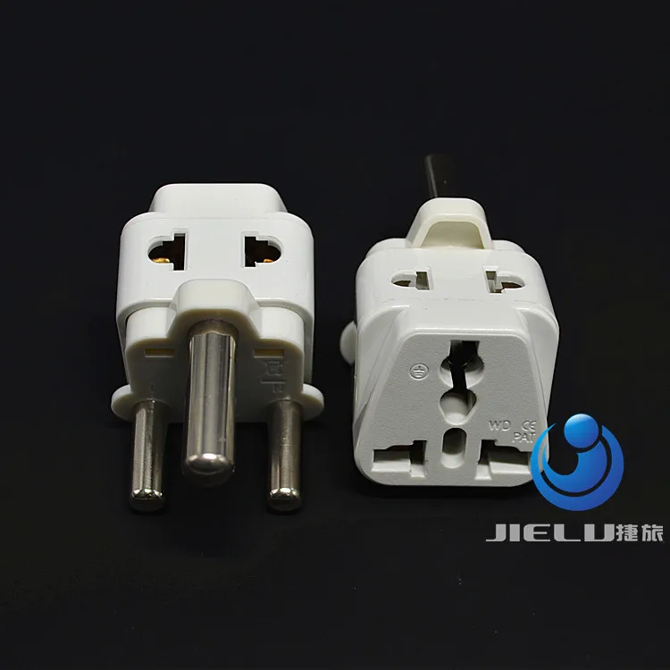 Type M Plug UK EU US AU Convert to South Africa AC Power Travel Adaptor 2in1in Electrical