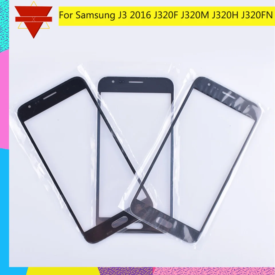 10 шт./лот для Samsung Galaxy J3 2016 J320F J320M J320H J320FN J300 SM J3109 сенсорный экран Переднее внешнее