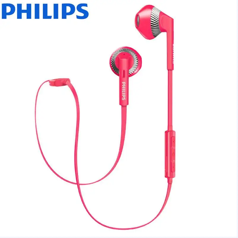 Оригинальные Беспроводные спортивные наушники Philips SHB5250 с Bluetooth 4 1 вкладыши