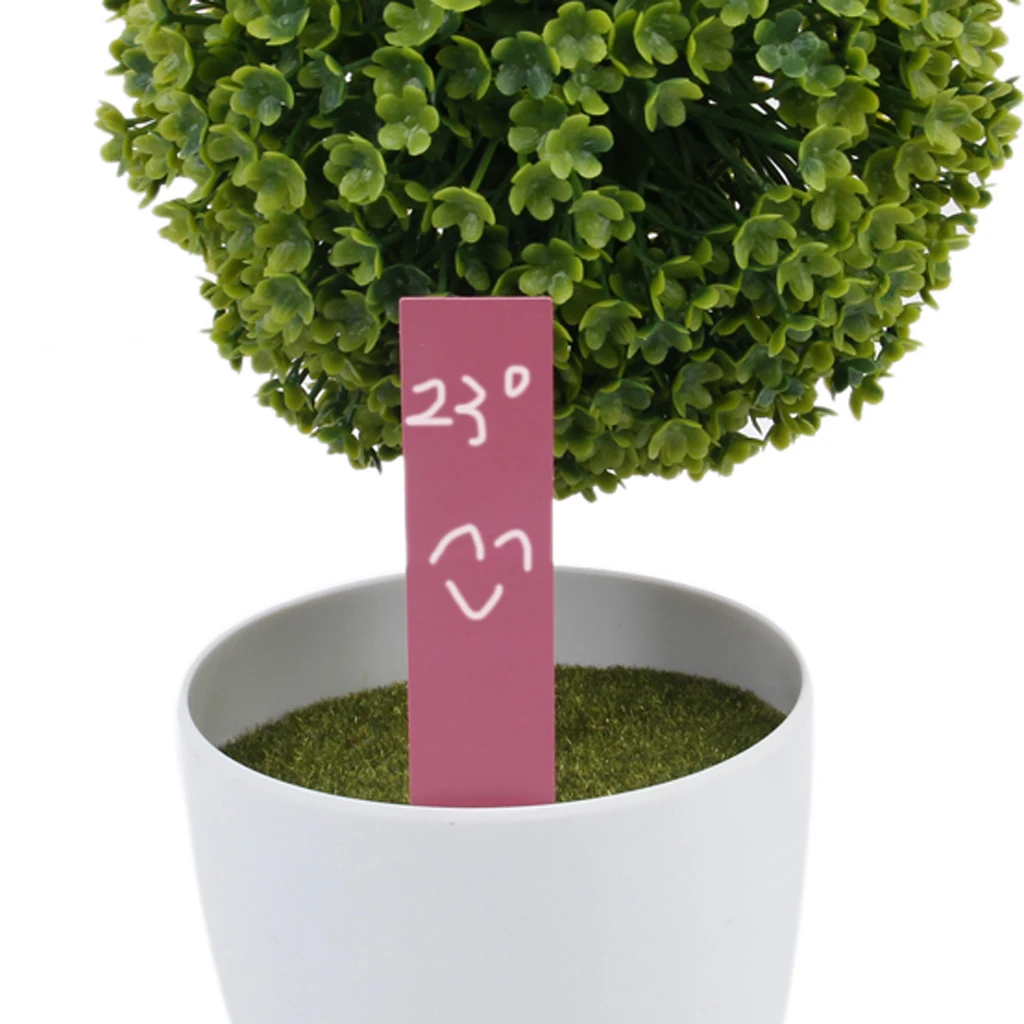 100 Pieces 4 Inch Plant Nursery Garden Labels Pot Marker Gardening Stake Tags Reusable Waterproof