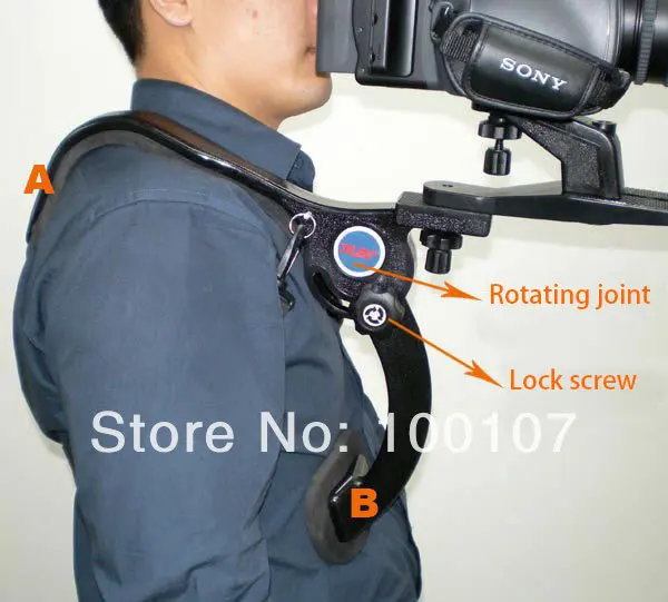 Camera shoulder cradle frame DV camcorder shoulder camera stabilizer