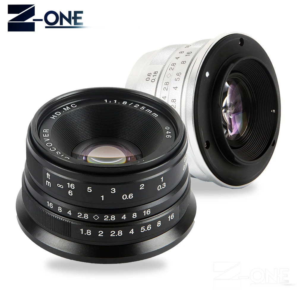 Black/Sliver 25mm F/1.8 HD MC Manual Focus Lens for Olympus Panasonic M4/3 Camera GX7 GX8 GH4 GH3 OM-D E-M5 E-M1 E-M10 E-PL7 Black/Sliver 25mm F/1.8 HD MC Manual Focus Lens for Olympus Panasonic M4/3 Camera GX7 GX8 GH4 GH3 OM-D E-M5 E-M1 E-M10 E-PL7