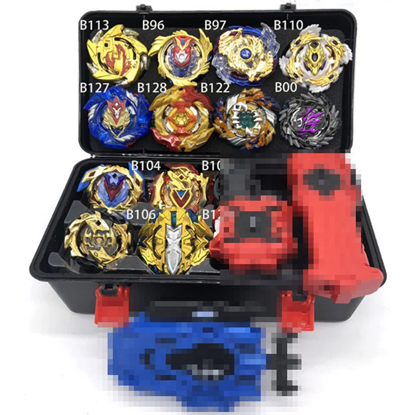 

New Launchers Beyblade Toupie Bayblades Metal Black bables Set burst Fafnir Box bey blade Bey blade Toys For Childn