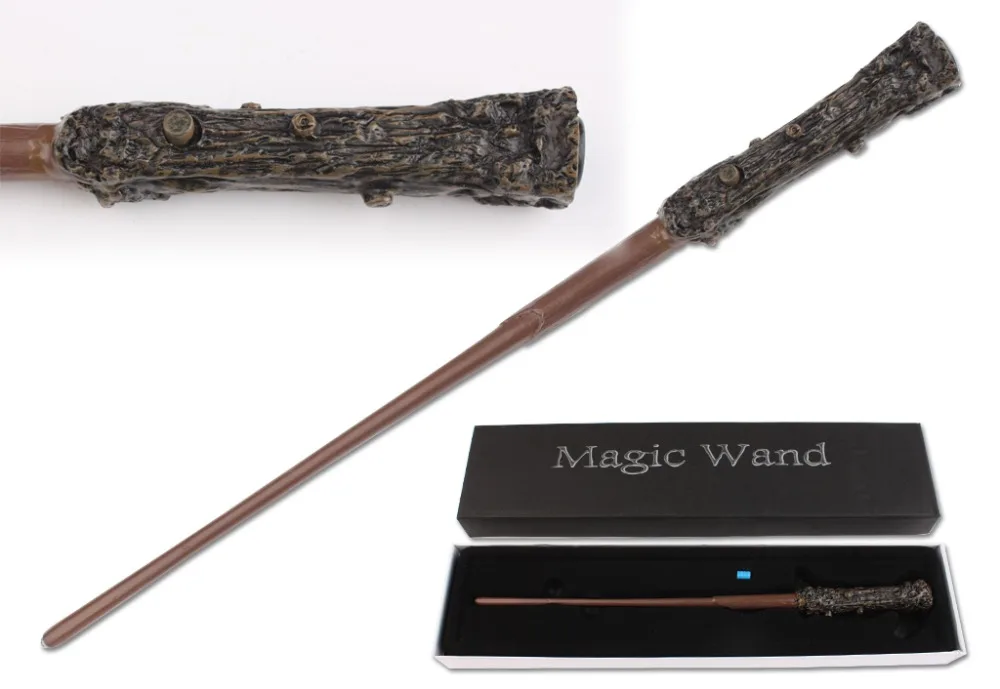 

2017 Hot sale Led Light Harry Potter Sirius Dumbledore Orion Magical Wand New in Box for stage Magic Tricks Halloween