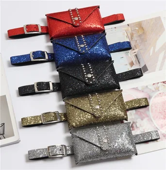 

Bling Bling Chest Bag Women Fanny Packs Woman Waist Bag 2019 Fashionable Ladies Money Belt Bag FP28