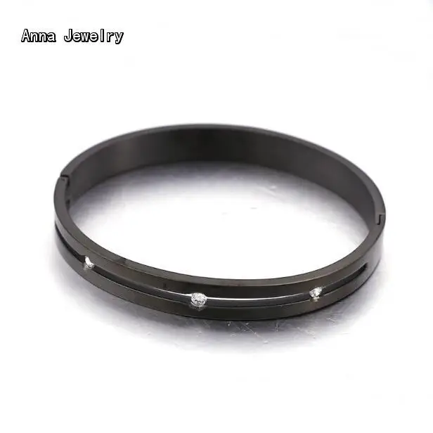 New Fashion Y Black Plating Tungsten Bracelets Women Favorite New Fashion Y Black Plating Tungsten Bracelets Women Favorite Cuff Bracelet With 3 Pcs