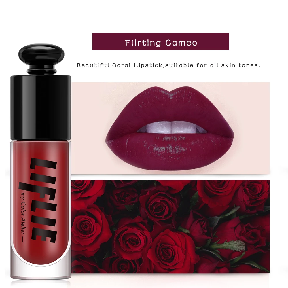 PF79 6 Colors Lip Gloss Makeup Lip Stain Long Lasting Moisturizer Lip Tint Lipgloss Full Professional Makeup