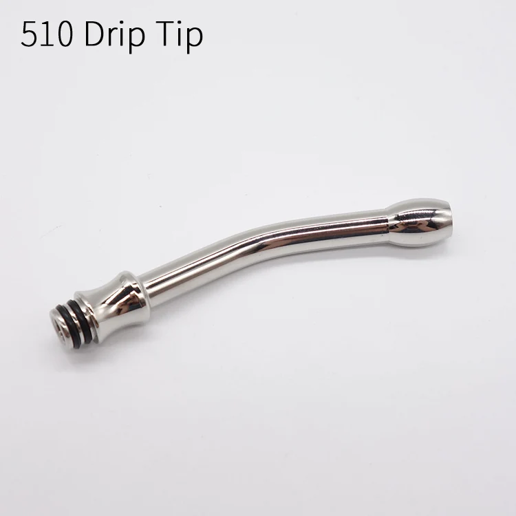 metal 510 drip tip long stainless steel drip tips heat resistant ecig