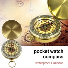 Наружный светящийся компас навигационные инструменты для выживания EDC механизм барометр ручка gps водонепроницаемый компас для путешествий Пешие прогулки Кемпинг