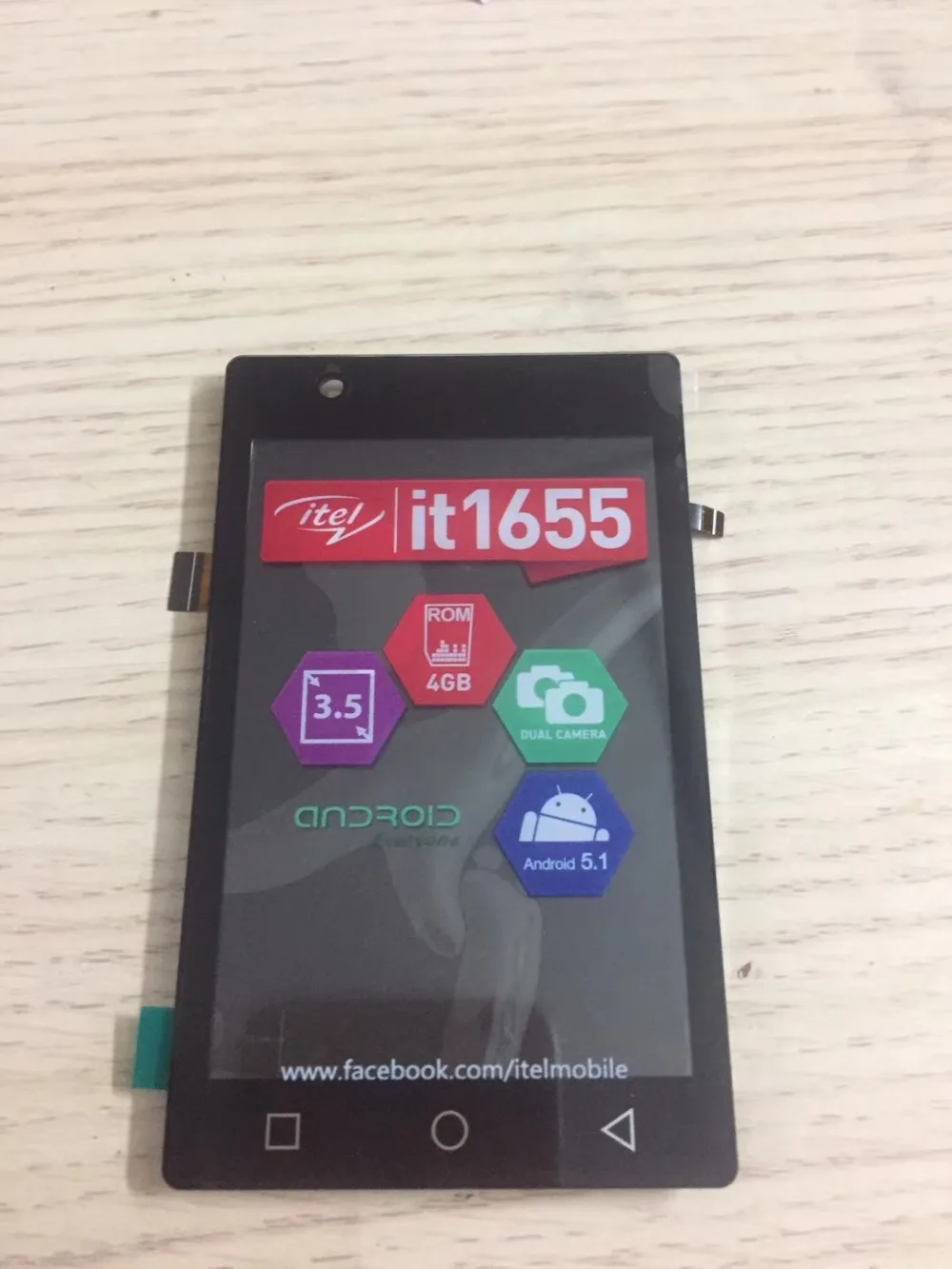 

Tested LCD Display For Itel IT1655 it 1655 LCD Display Screen with Touch Sensor Complete Assembly
