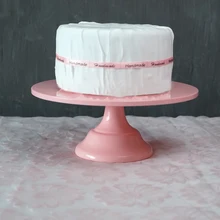 Розовый круглый тип Свадебная вечеринка кекс металлическая, для подставки для пирожных выпечки подставки для пирога десерты еда лоток для дня рождения