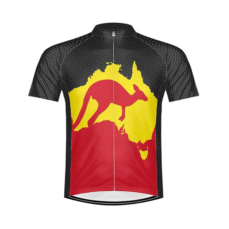 Australia teammen cycling jersey wear bike ropa Ciclismo short sleeve