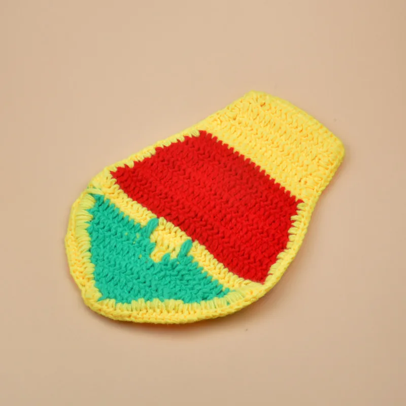 Latest Crochet Robin Sidekicke Mask&Cap Set Crochet Newborn Baby Photography Props Infant Baby Halloween Costume 1set MZS-16001